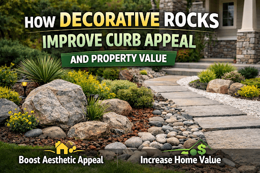 How Decorative Rocks Improve Curb Appeal and Property Value