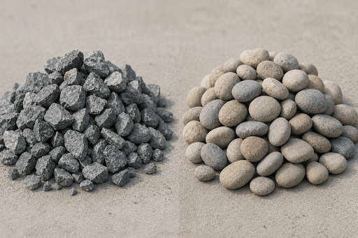 Angular vs Rounded Gravel: Key Differences Explained