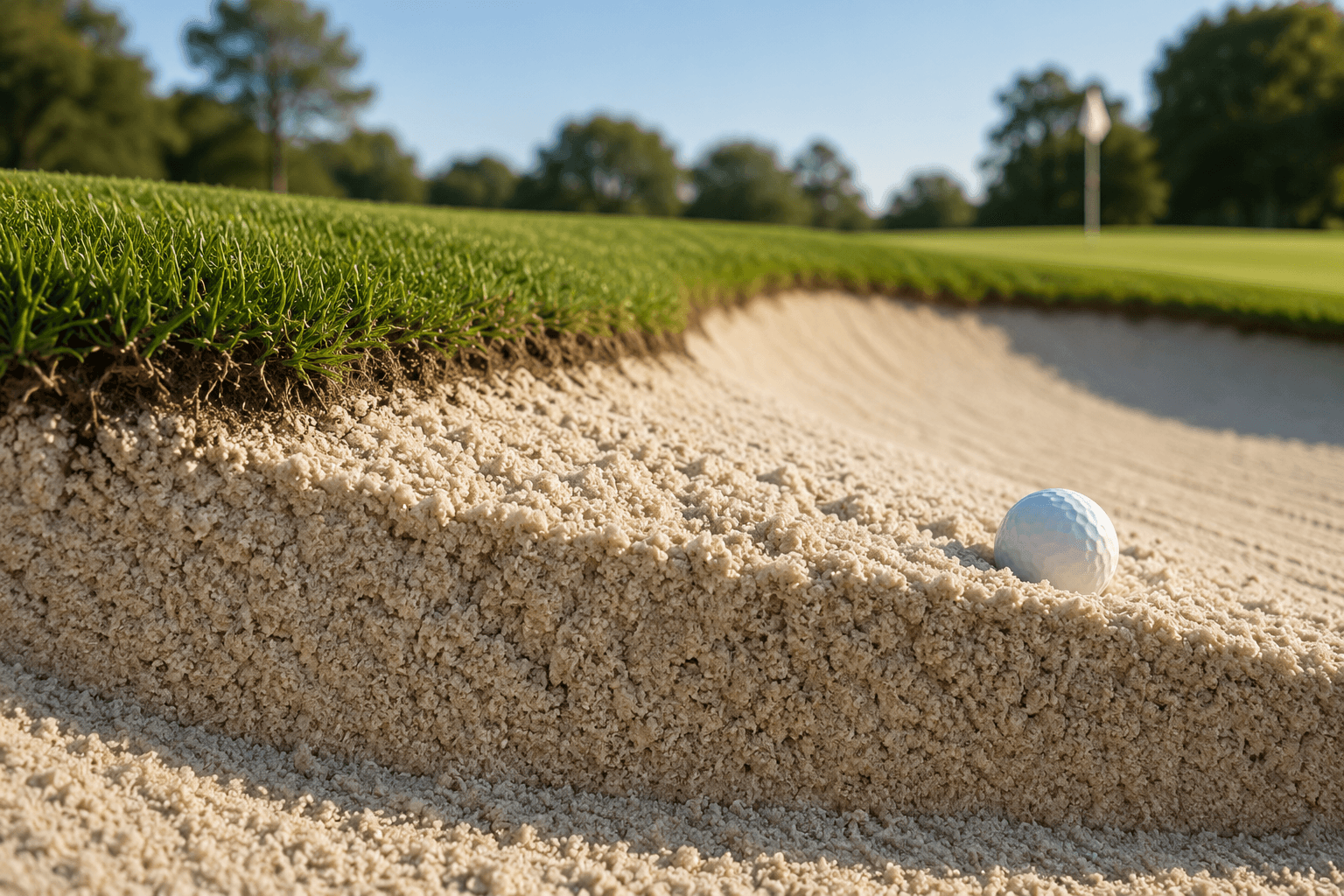 What Is the Ideal Depth for Golf Bunker Sand?