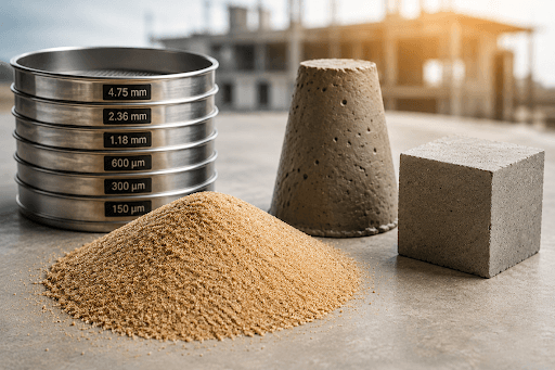 Why Fineness Modulus Matters in Construction Sand
