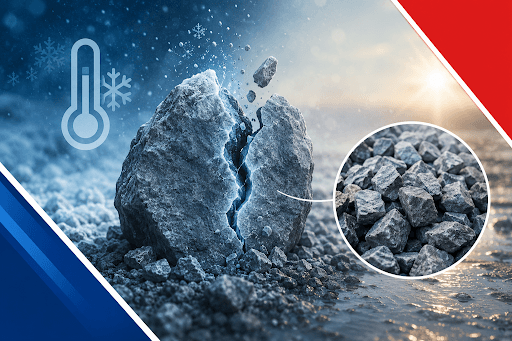 How Do Freeze-Thaw Cycles Affect Aggregate Performance?